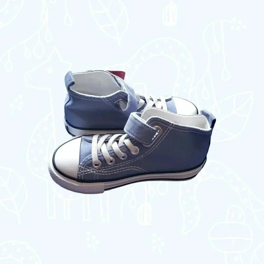Classic sport unisex stars graphic high-top lace up front  sneakers size 10